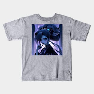 Japanese gothic girl Kids T-Shirt